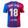 Oficiální Fotbalový Dres FC Barcelona Jordi Alba 18 Domácí 2021-22 pro Muži